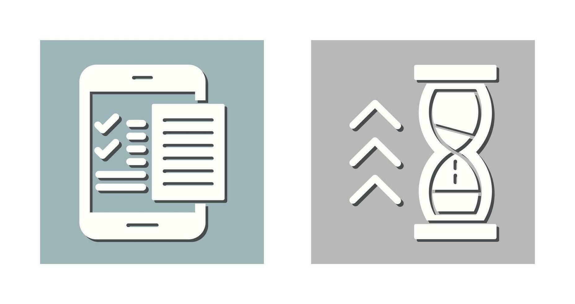 Check List and Quick Response Icon vector