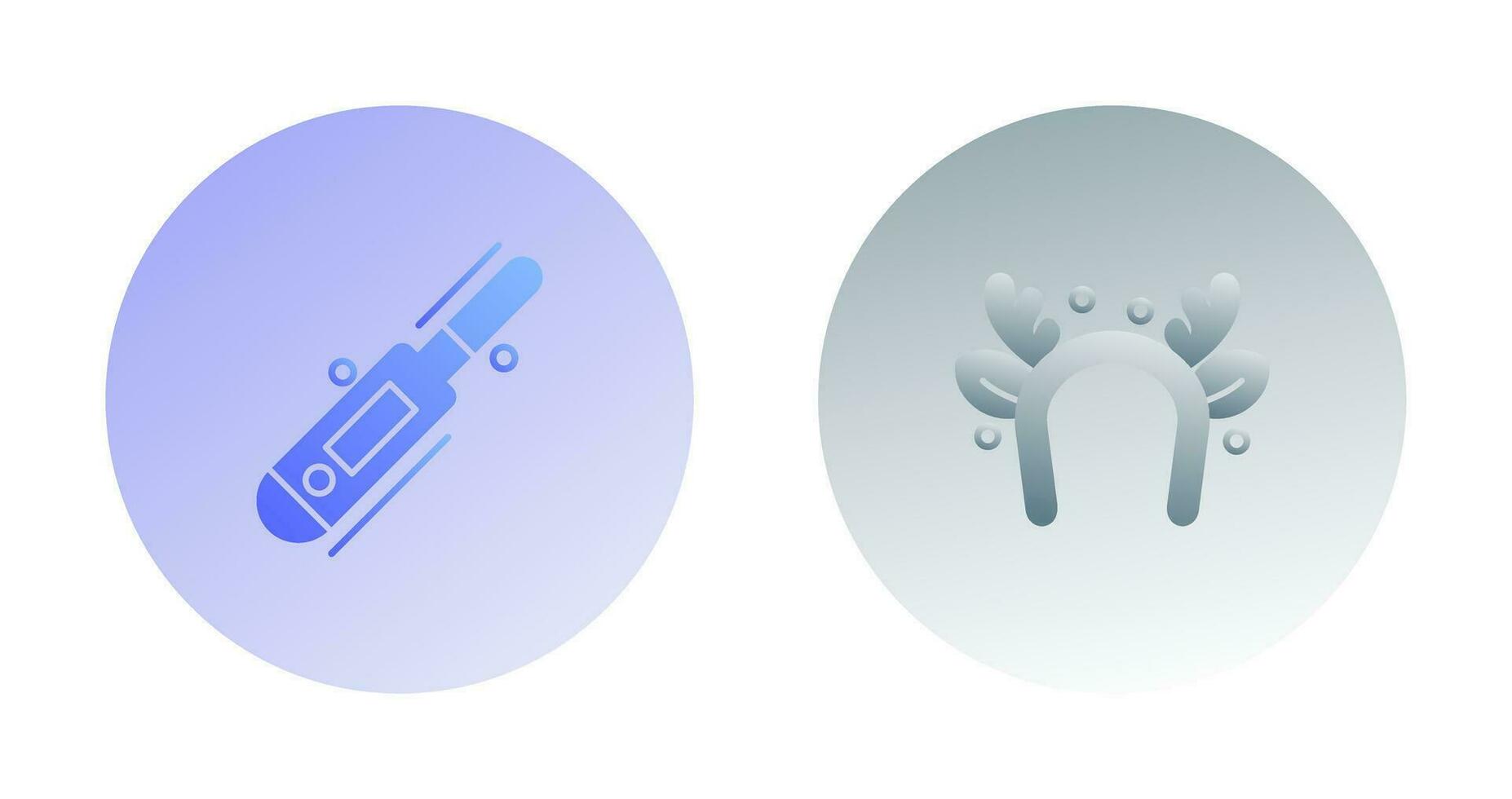 Thermometer and Headband Icon vector