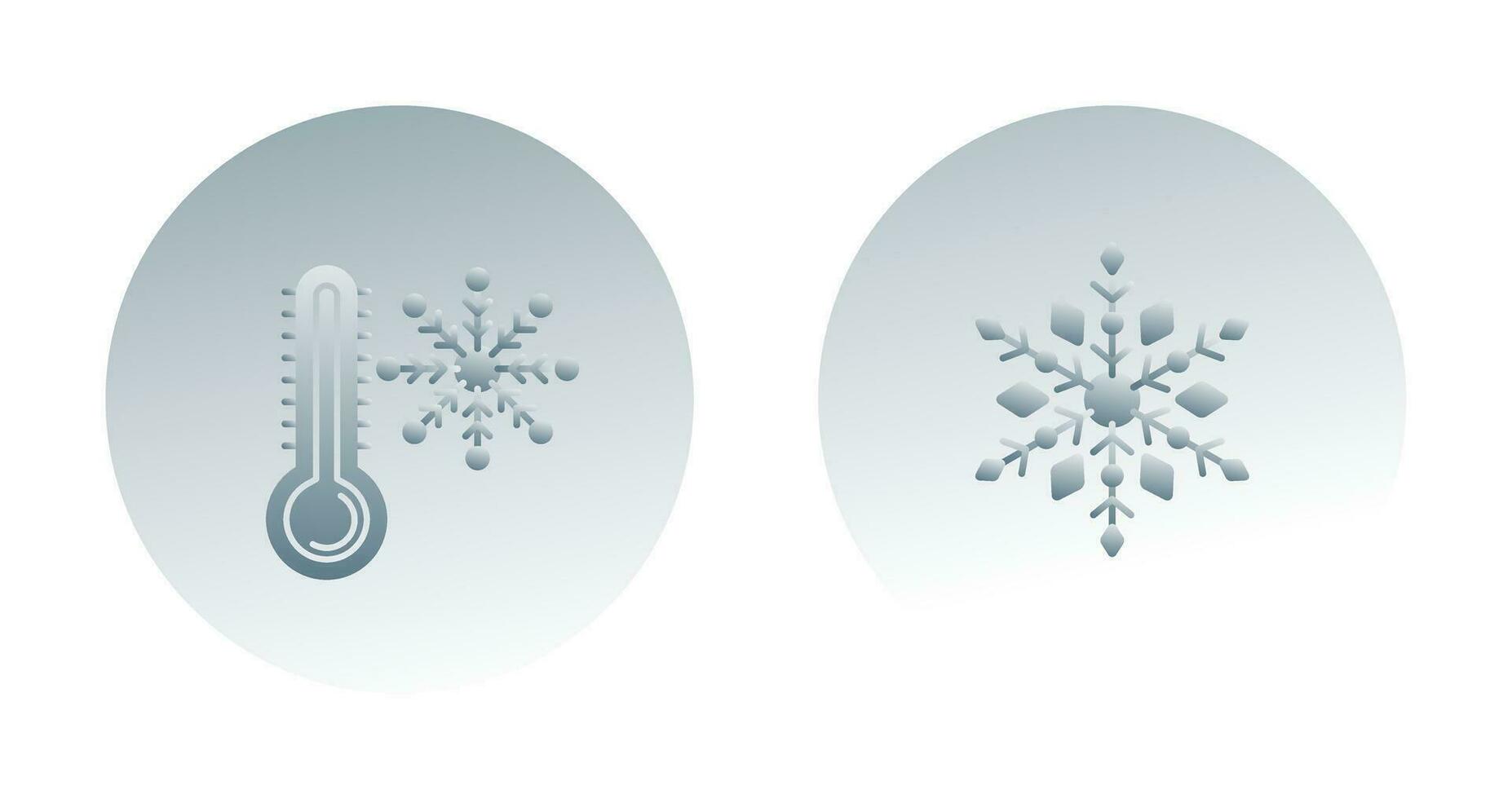 nieve escama y frío icono vector