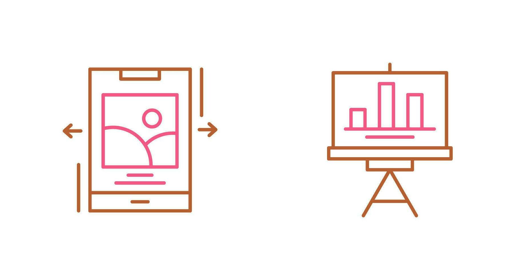 Swipe and Finance Icon vector