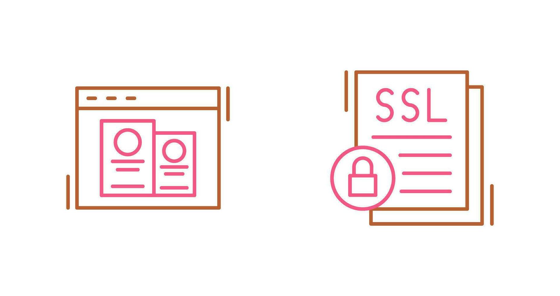 User and Protection Icon vector