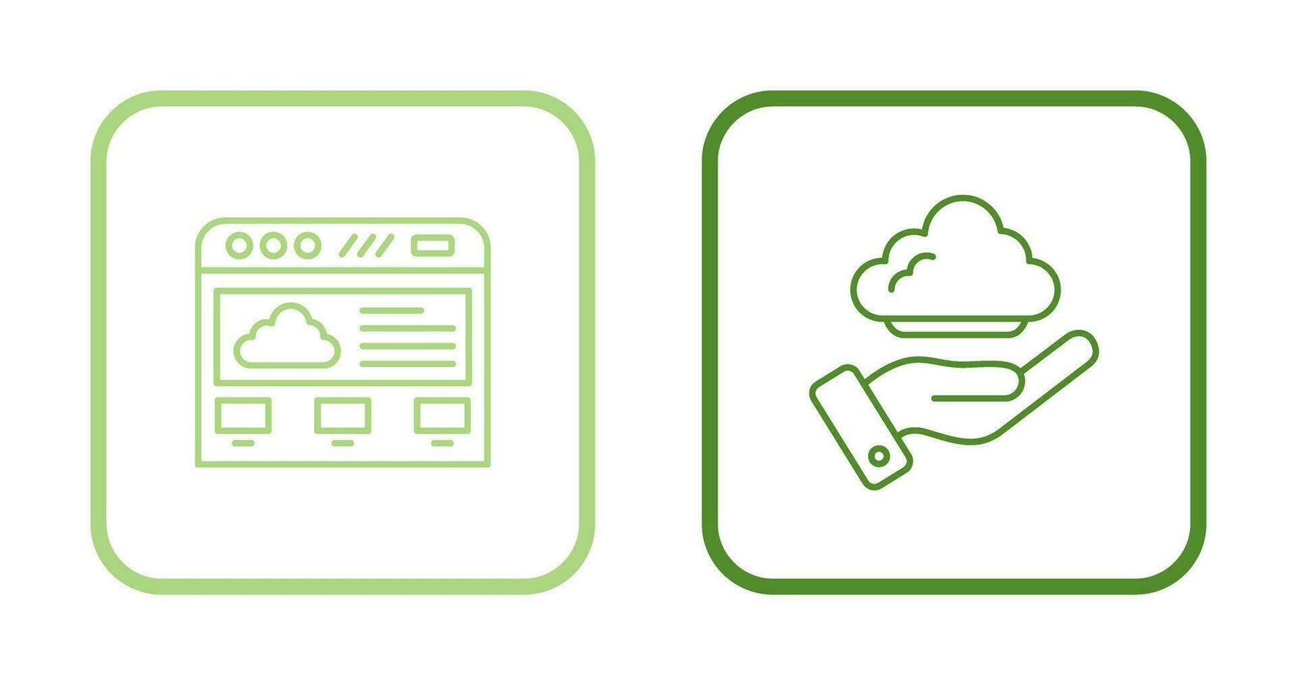 Cloud Comuting and Support Icon vector