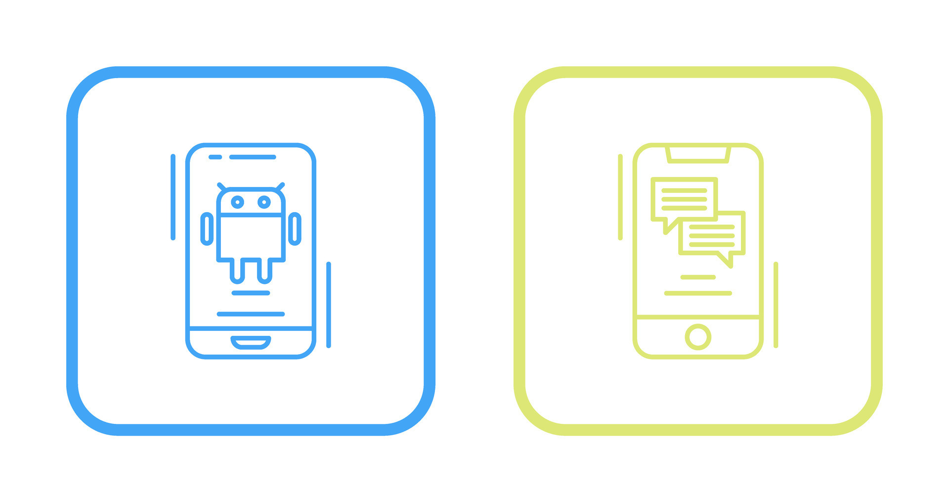 Android and Text Icon 32760433 Vector Art at Vecteezy