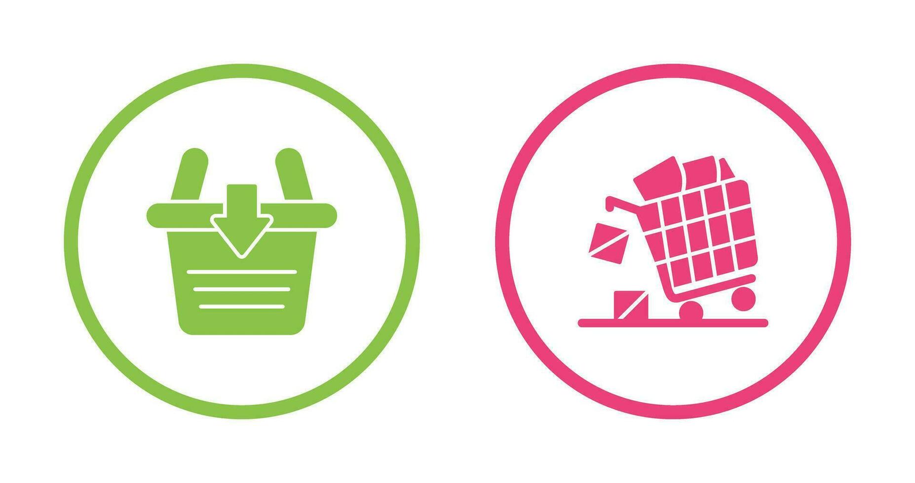Sale and Add to Basket Icon vector