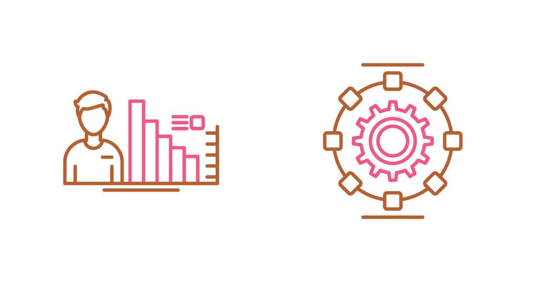 Consulting and Automated  Icon vector