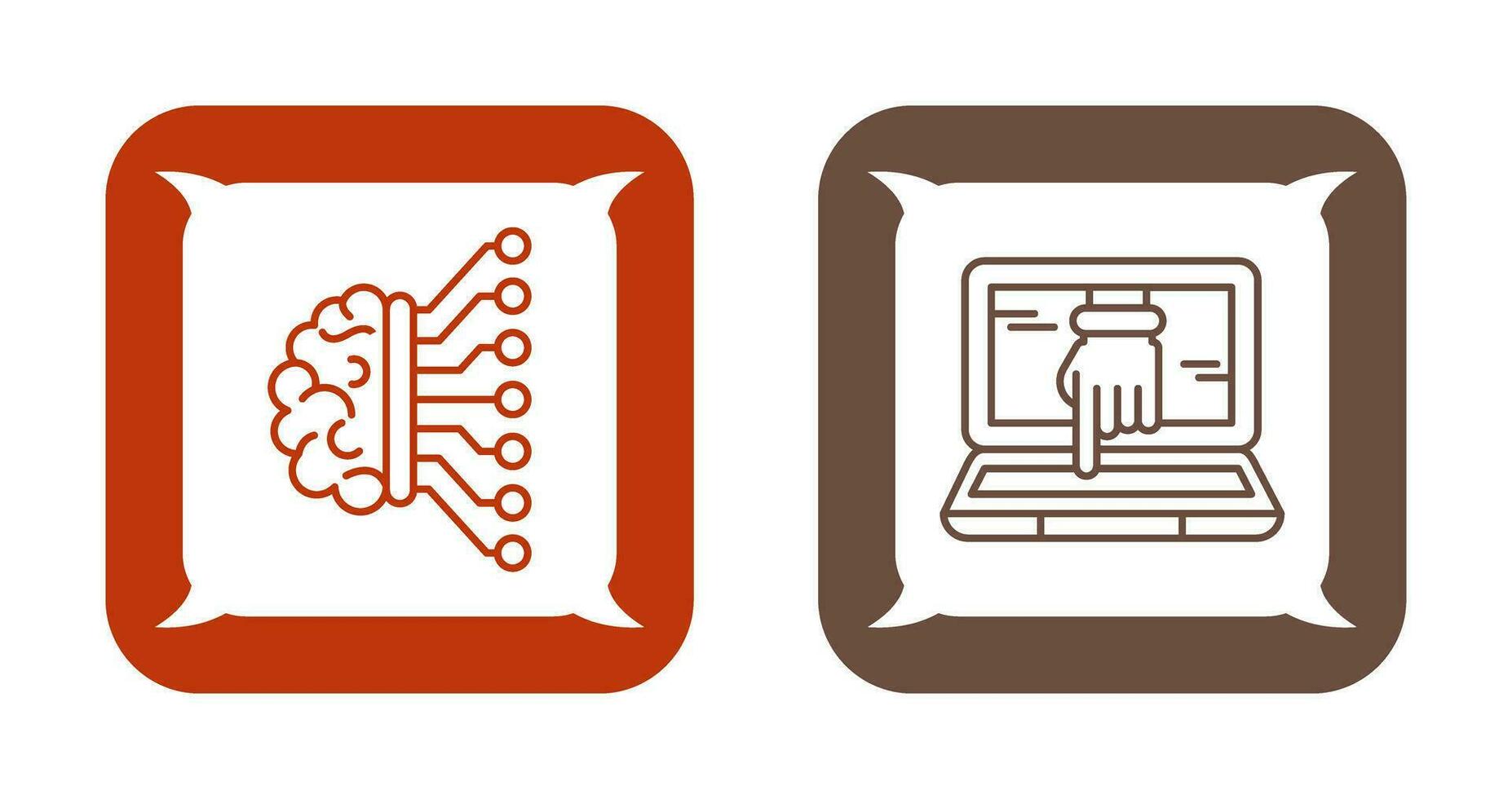 Machine Learning and Hacking Icon vector