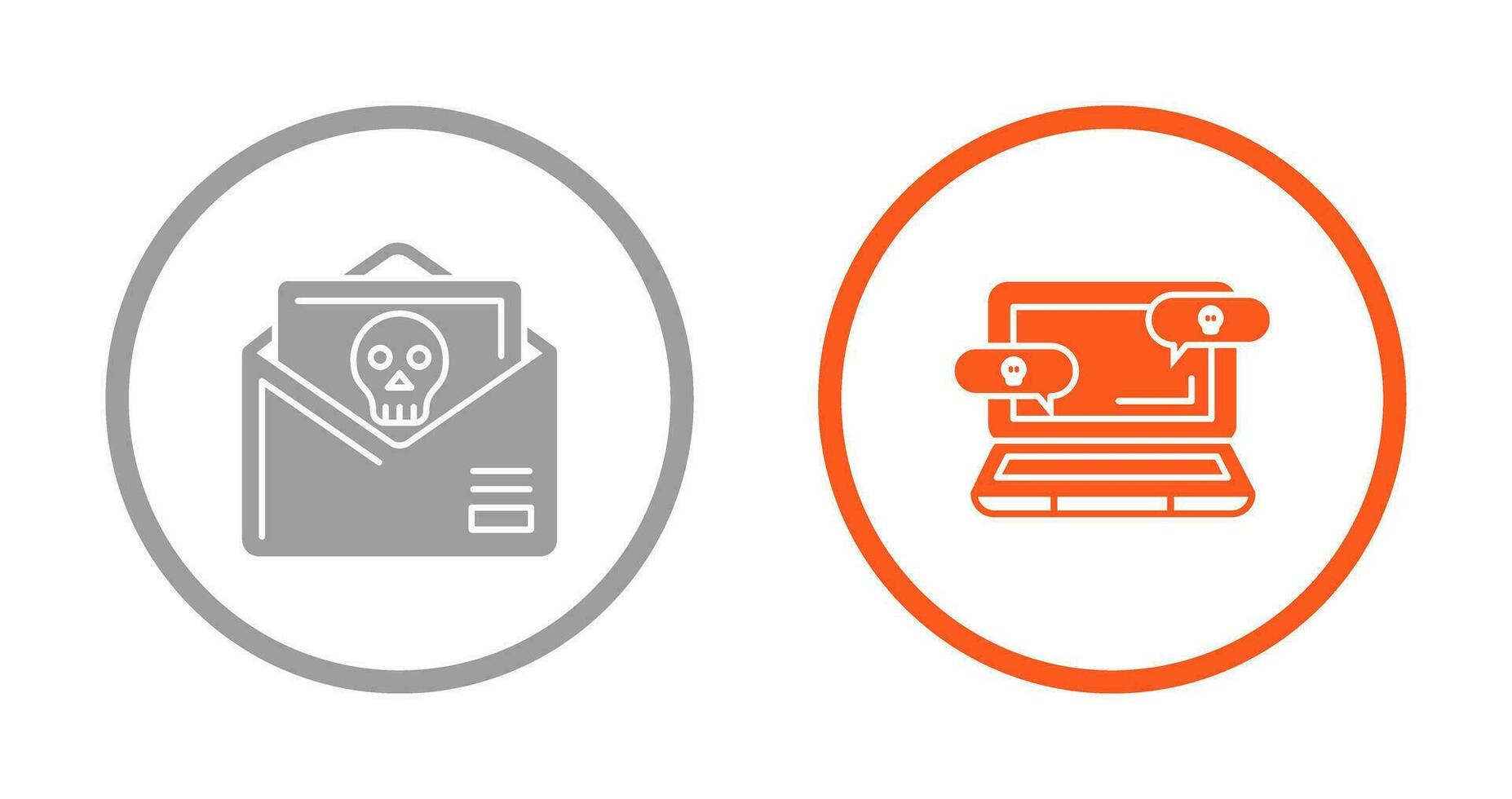 Spam and Infected Icon vector