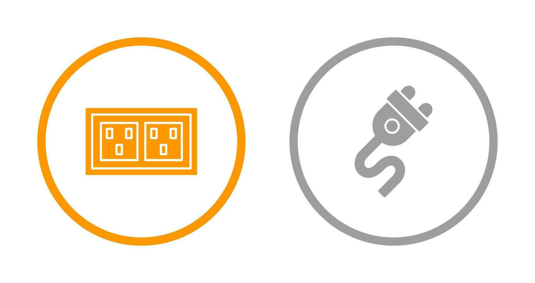 Socket and Plug Icon vector