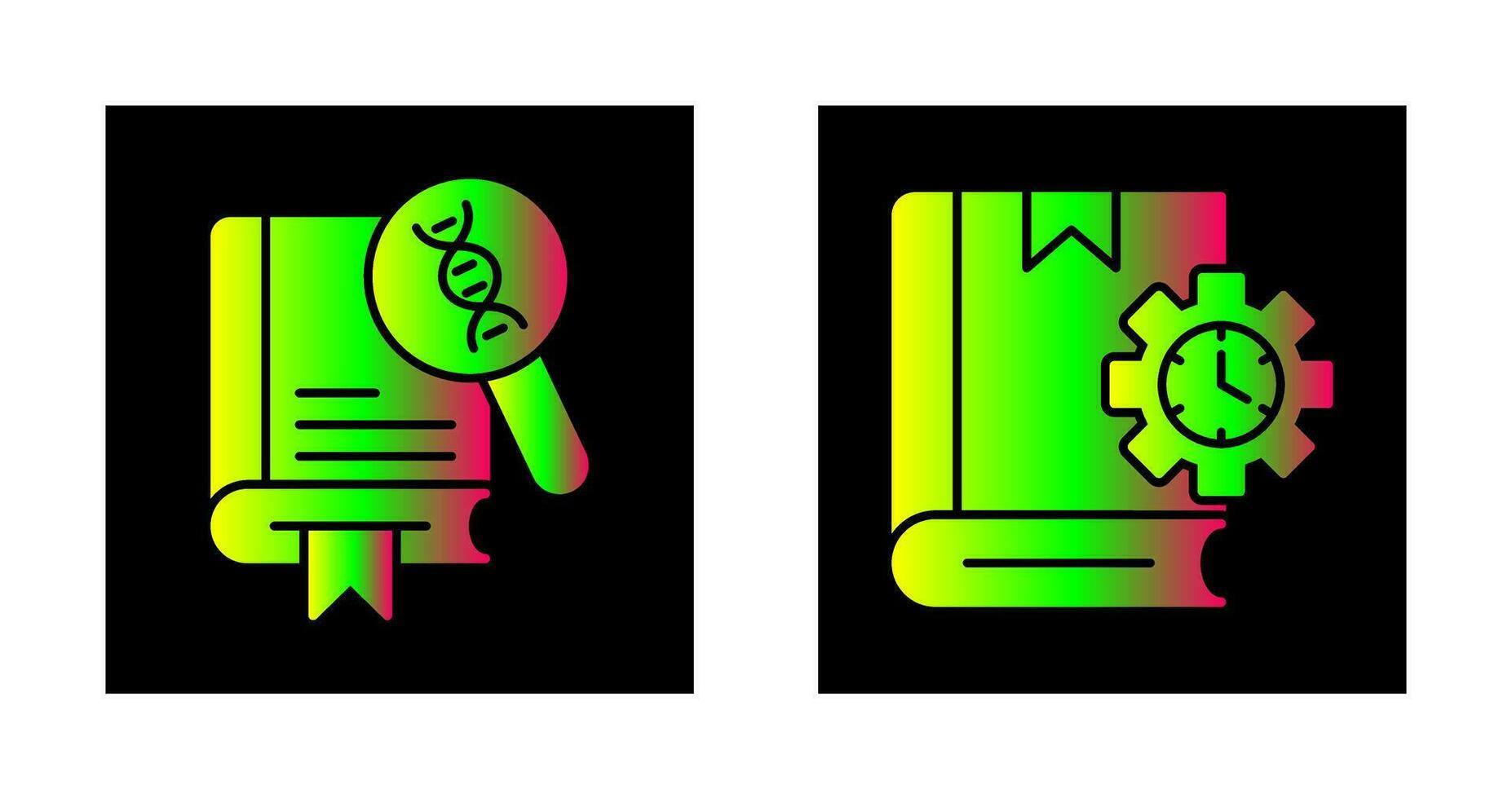 Genetics and Duration Icon vector