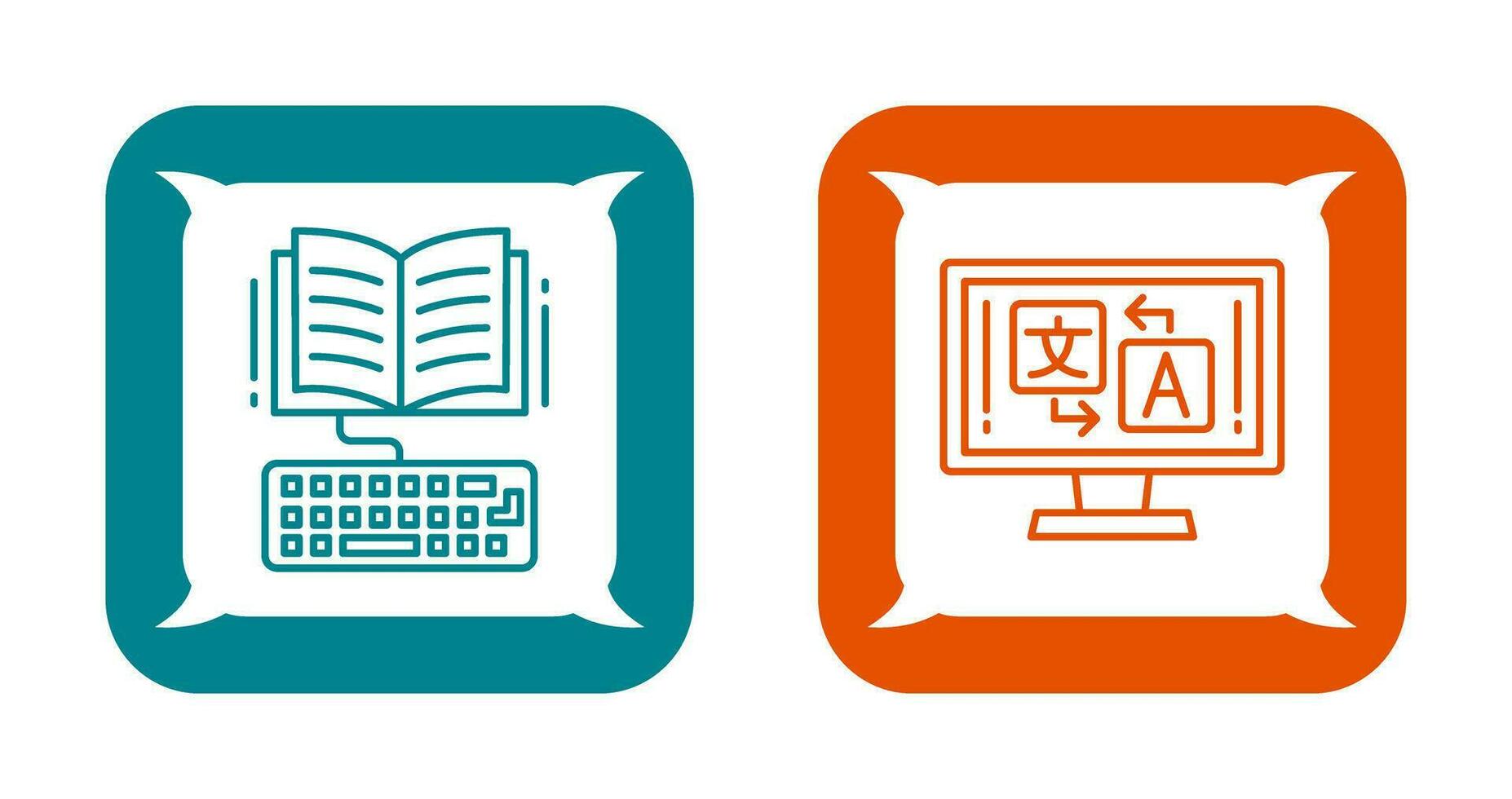 Study and Language Icon vector