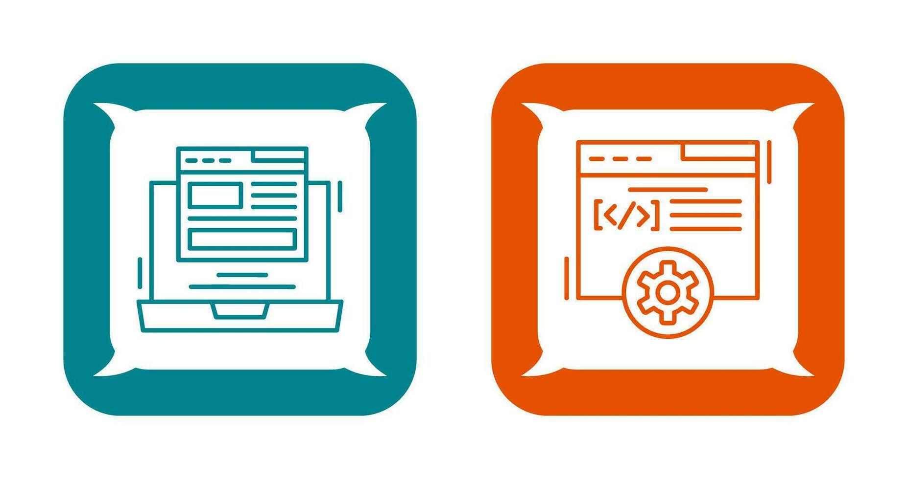 Layout and Development Icon vector