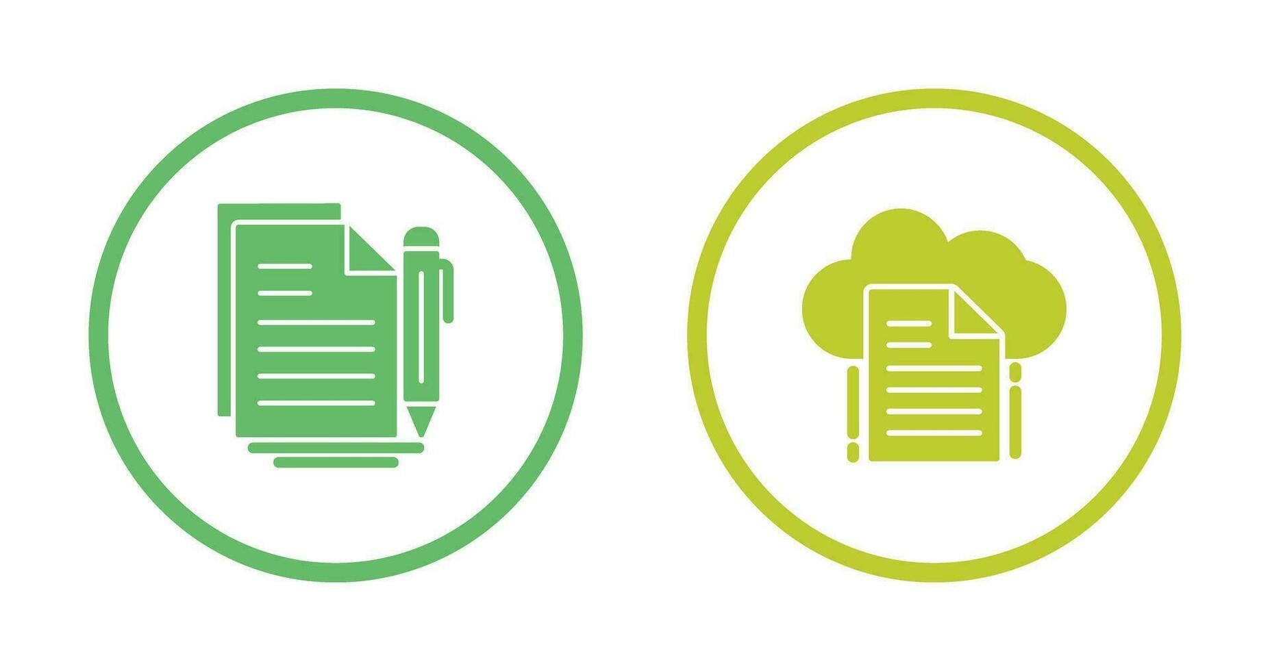 Document and File Icon vector