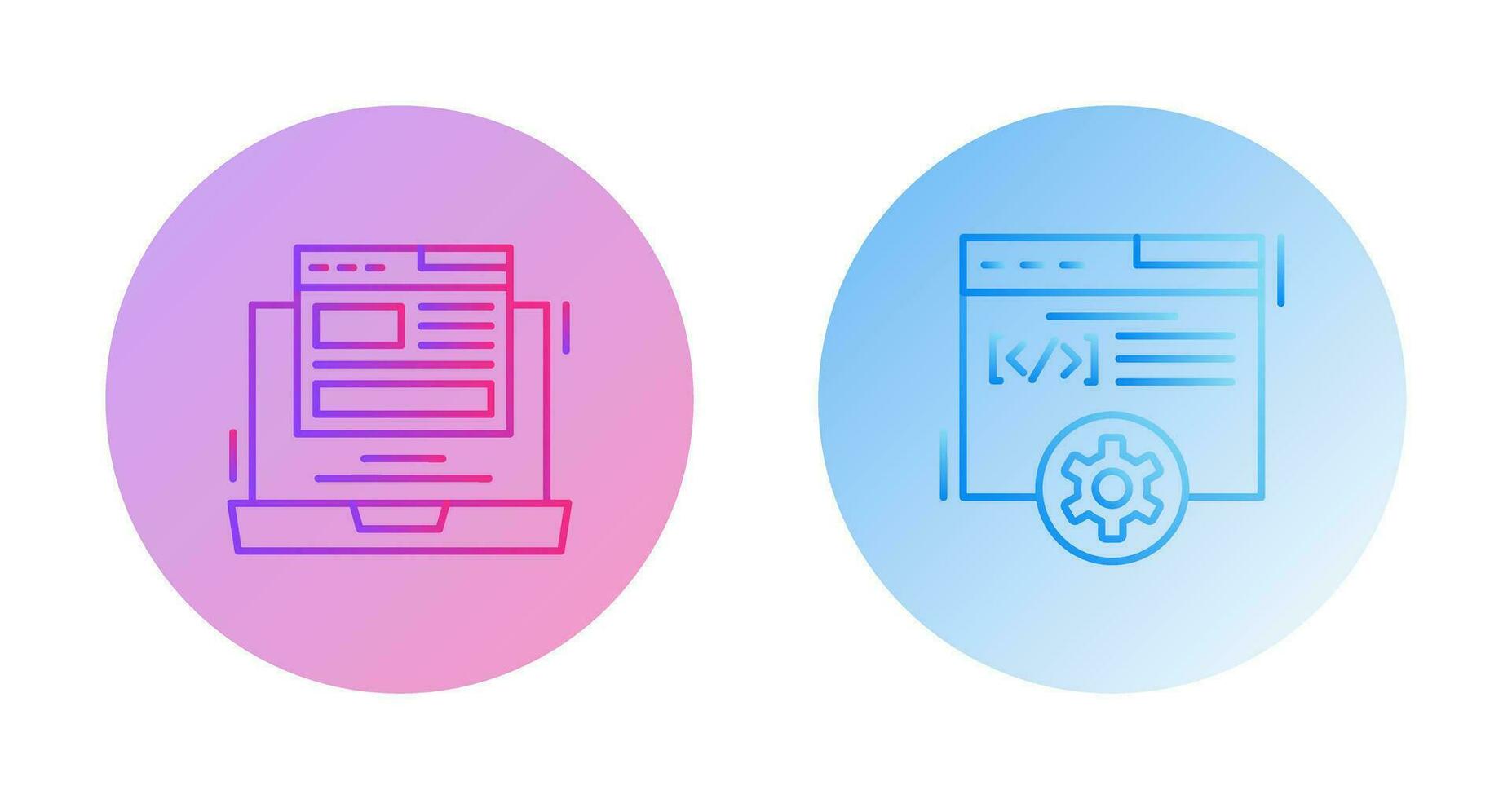 Layout and Development Icon vector