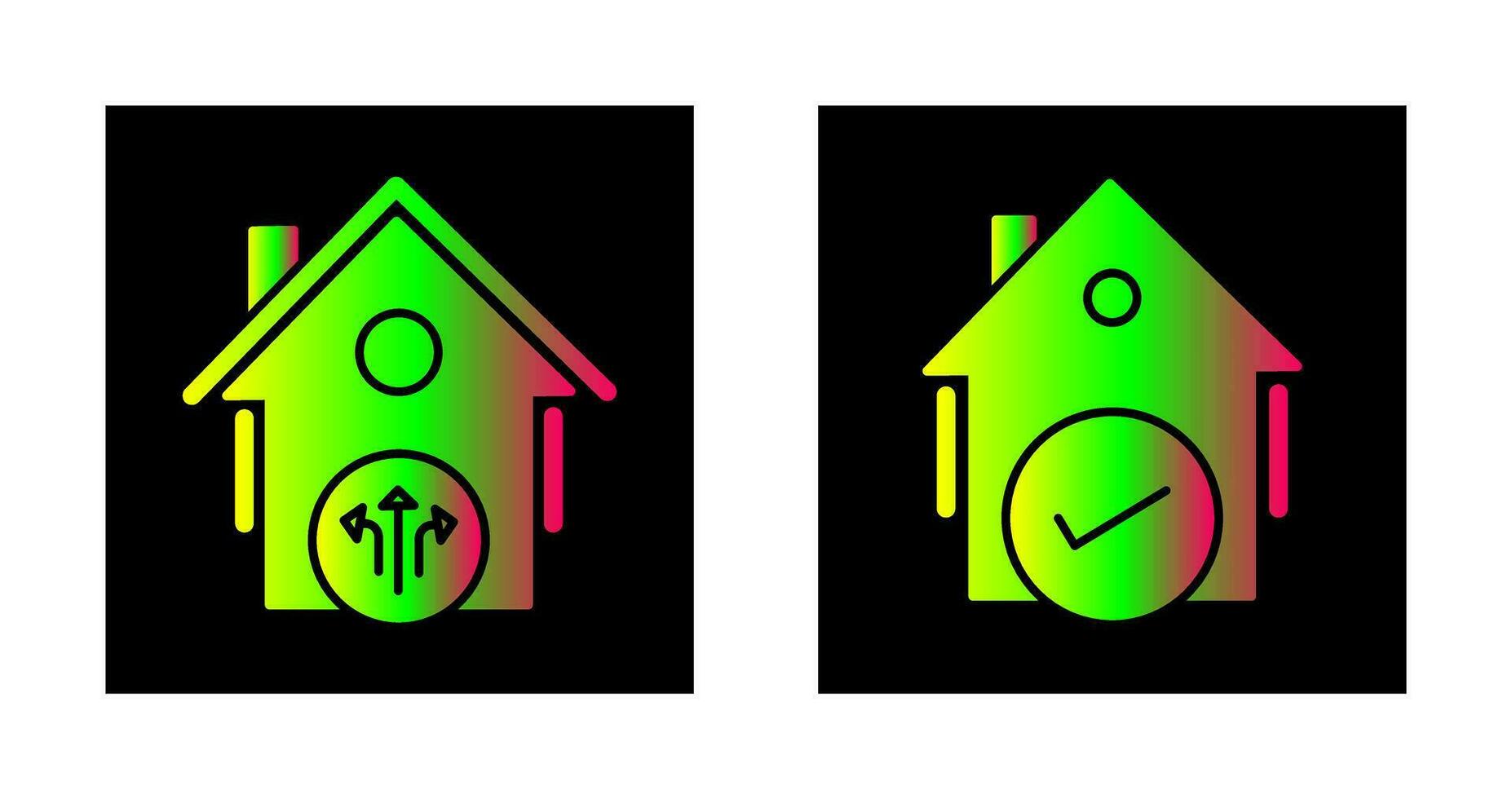 Vent and Houses Icon vector