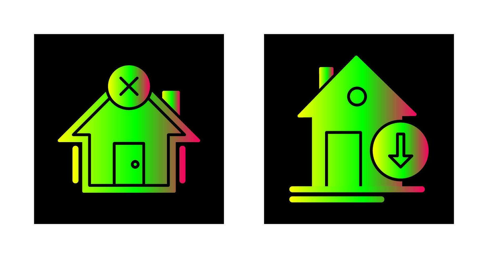 Non Verify and Download Icon vector