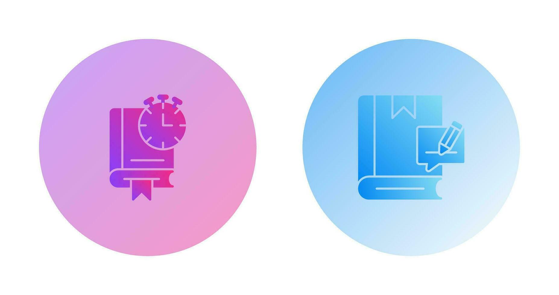Timer and Editing Icon vector