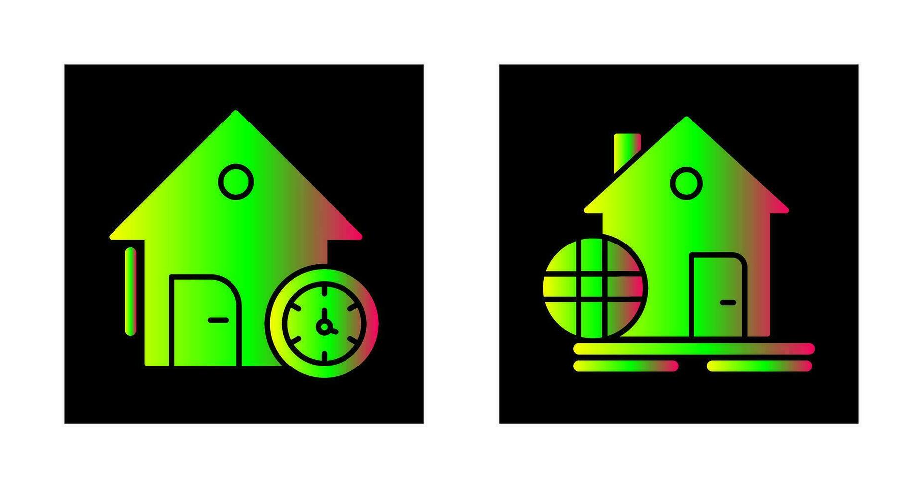 Time and Web Development Icon vector