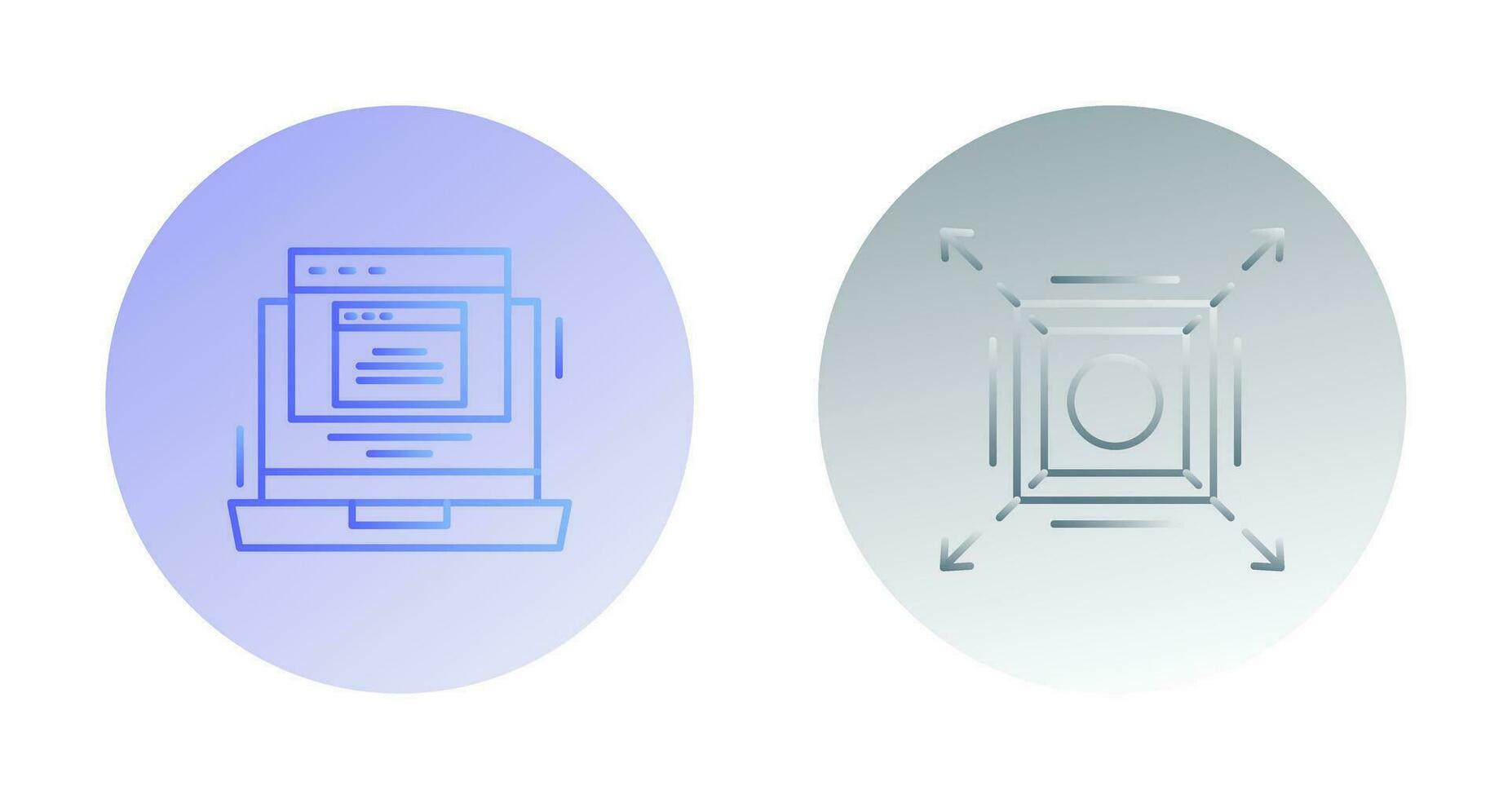 Pop Up and Maximize Icon vector