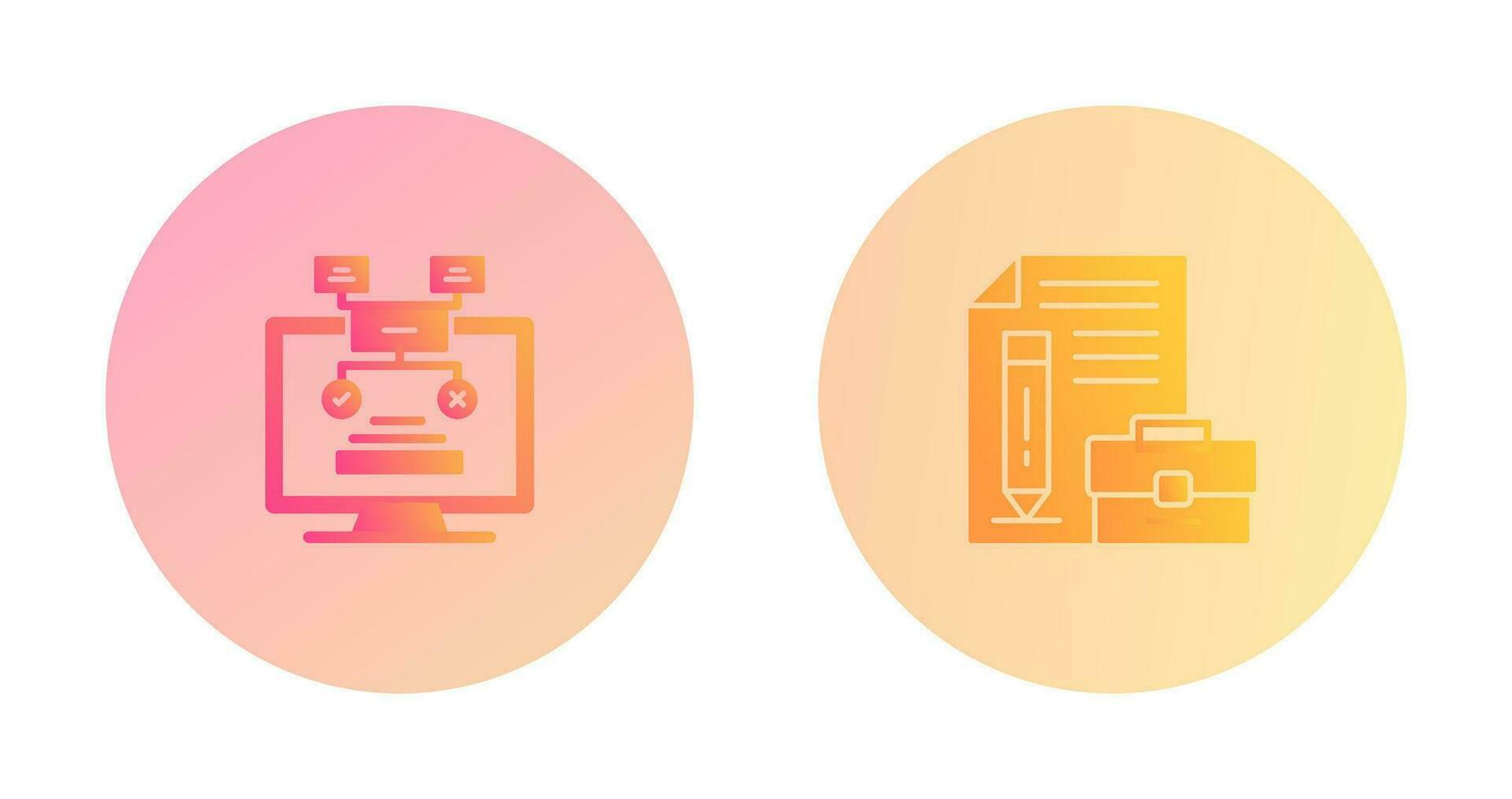 Methodology and Portfolio Icon vector