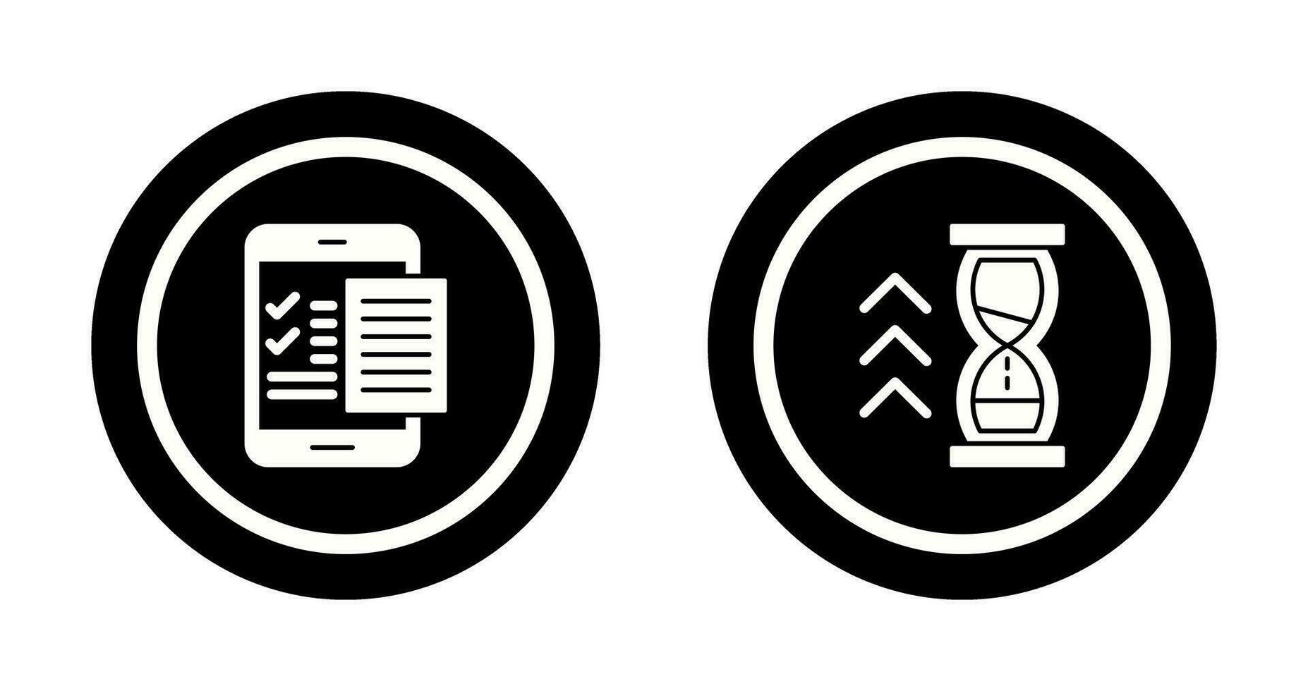 Check List and Quick Response Icon vector