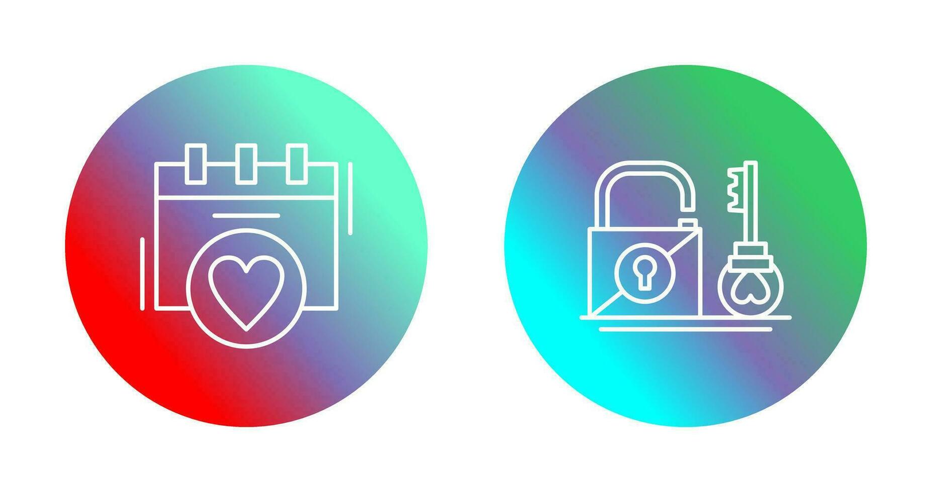 Romance and Wedding day Icon vector