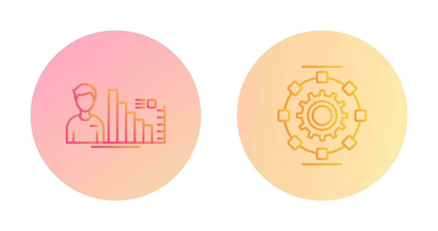 Consulting and Automated  Icon vector