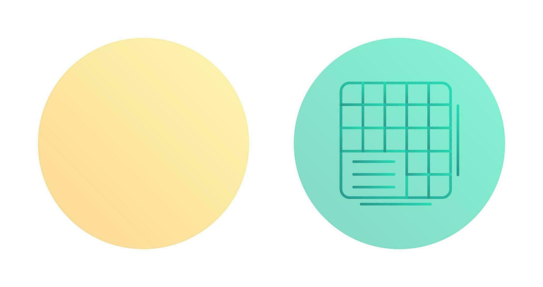 Filtering and Table Data Icon vector