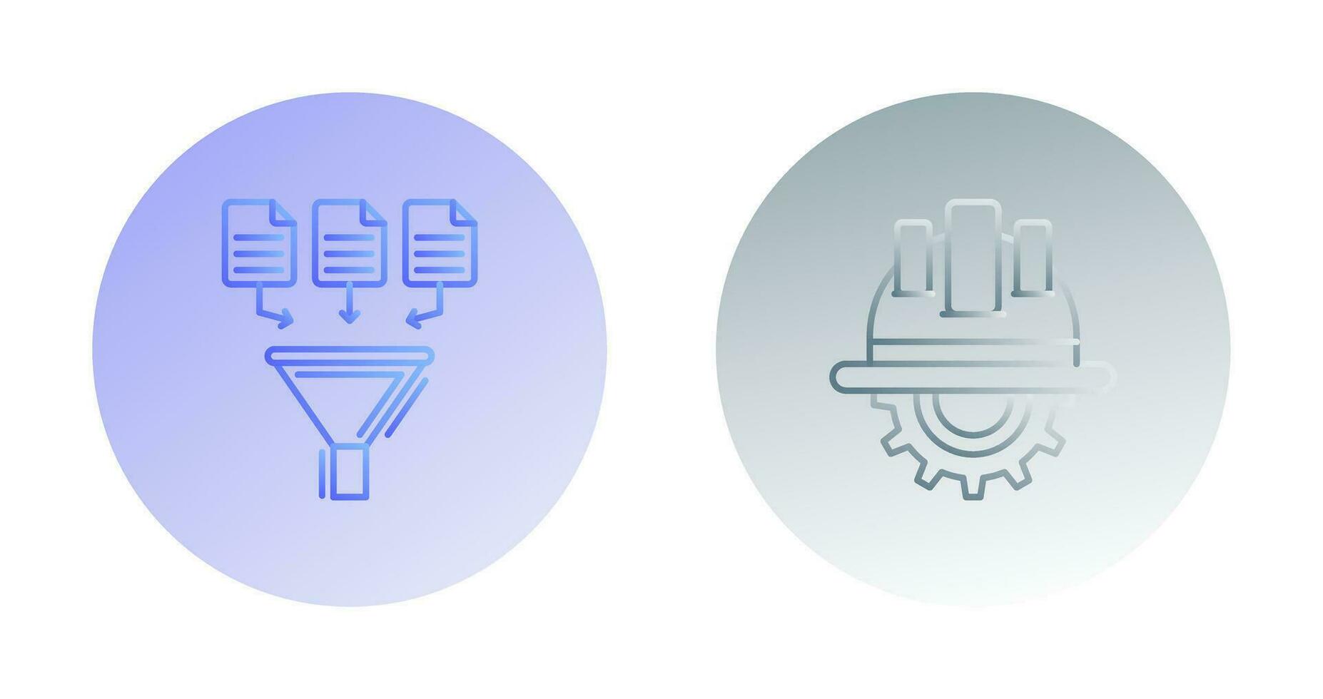 Data Collection and Engineering Icon vector