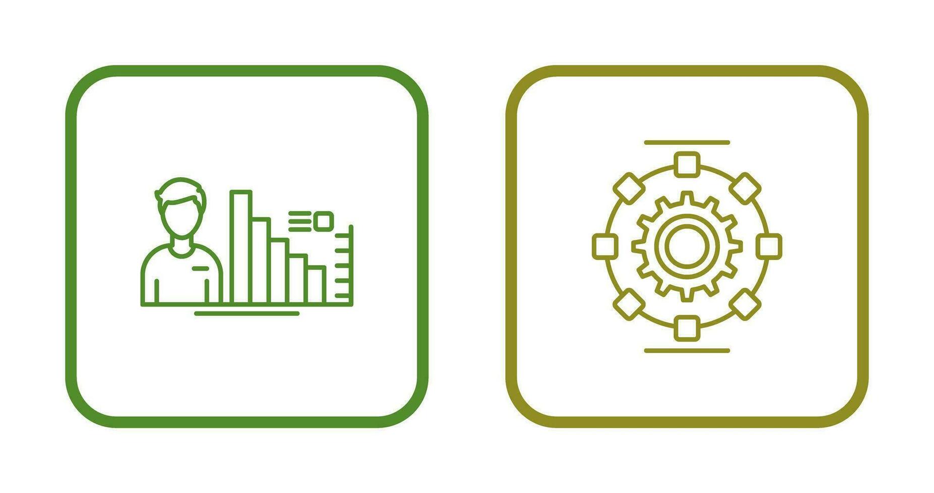 Consulting and Automated  Icon vector