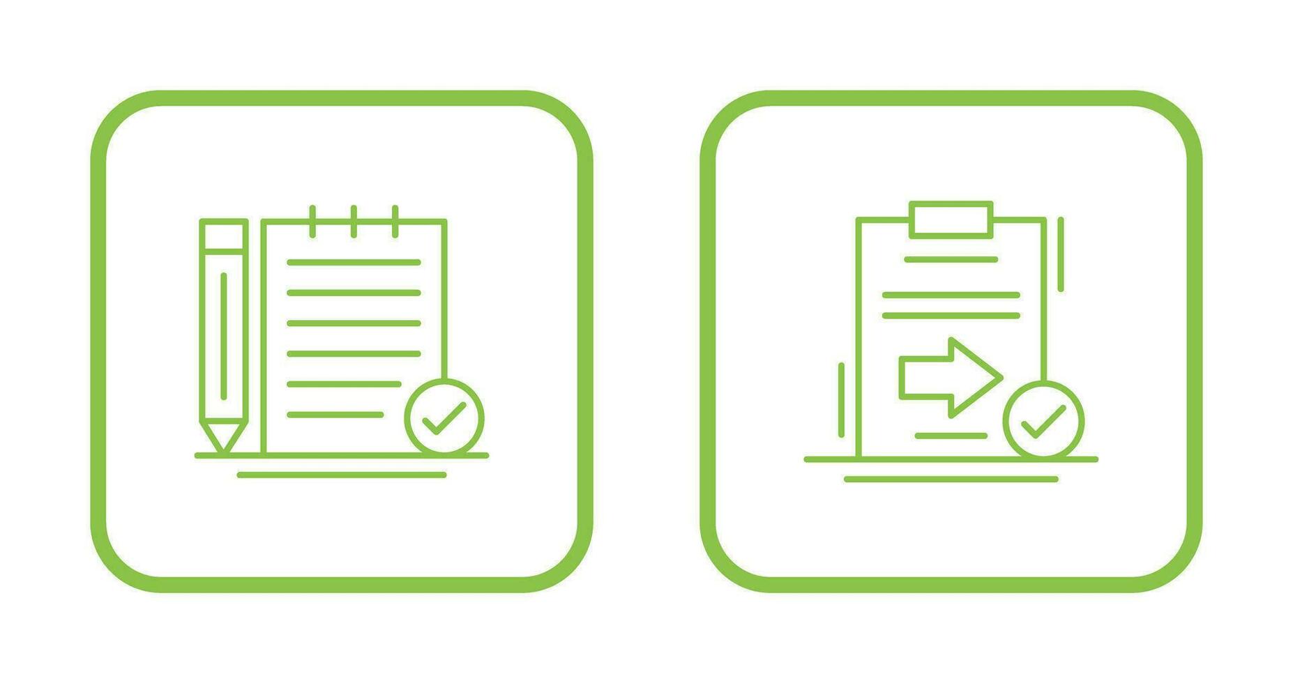 Check Notes and Send Icon vector