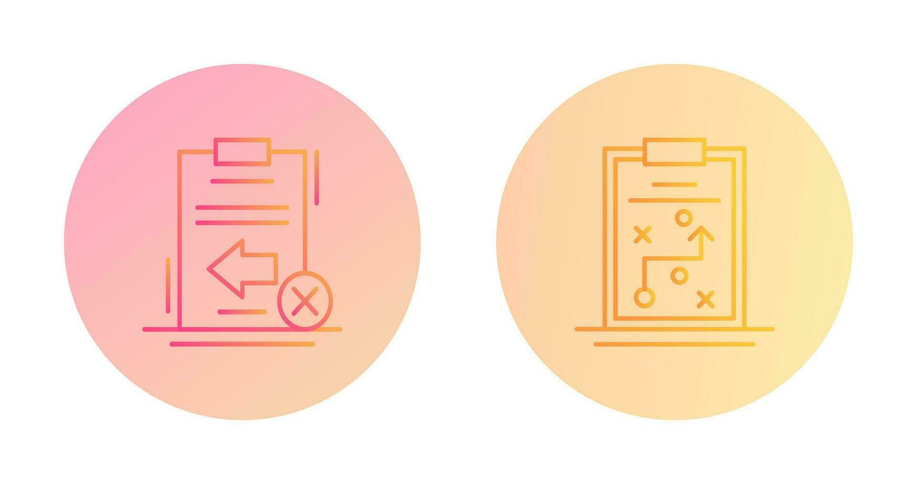 Return Failed and Strategybussiness Icon vector