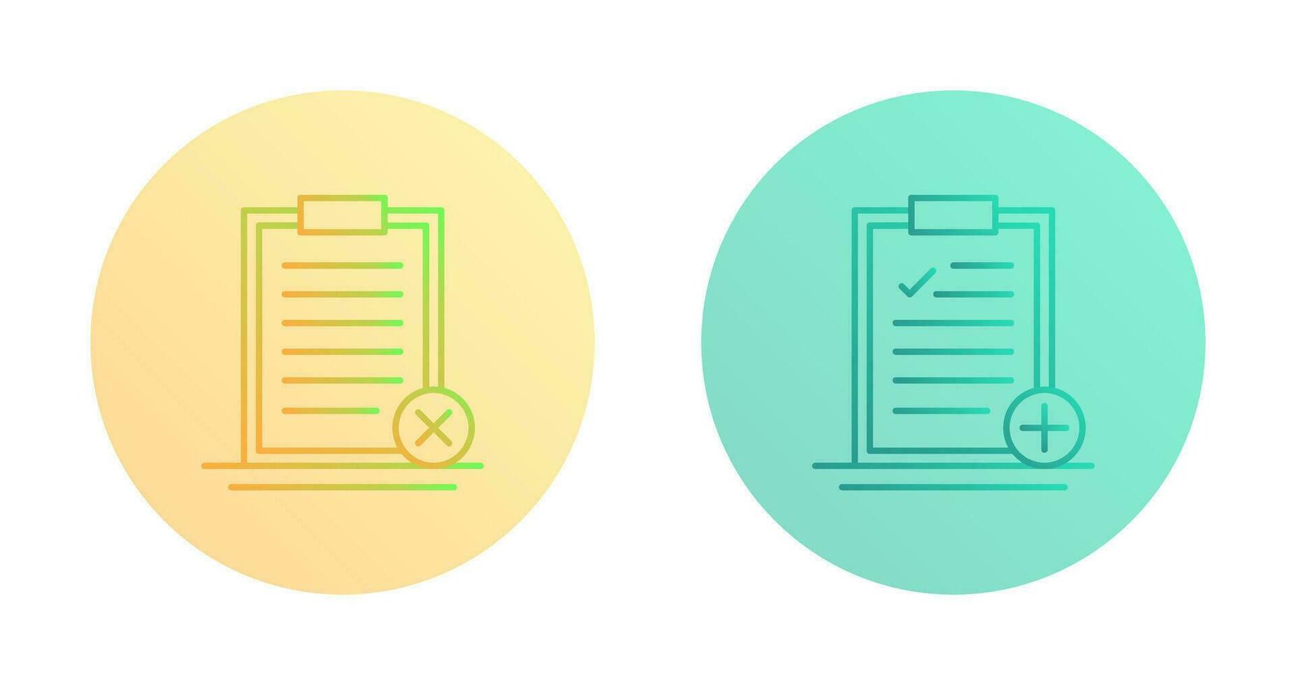 Rejected and Add Icon vector