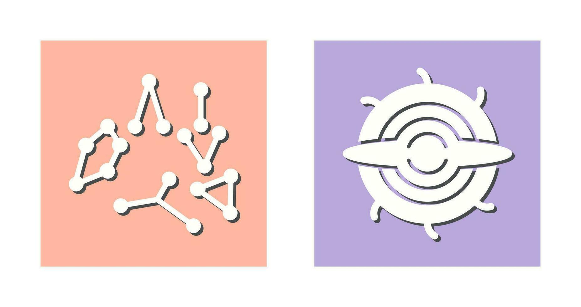 constellation and blackhole Icon vector