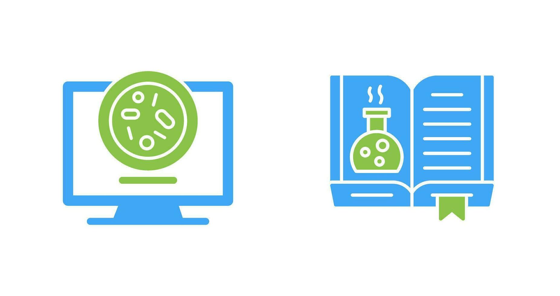 Petri Dish and Chemical Icon vector