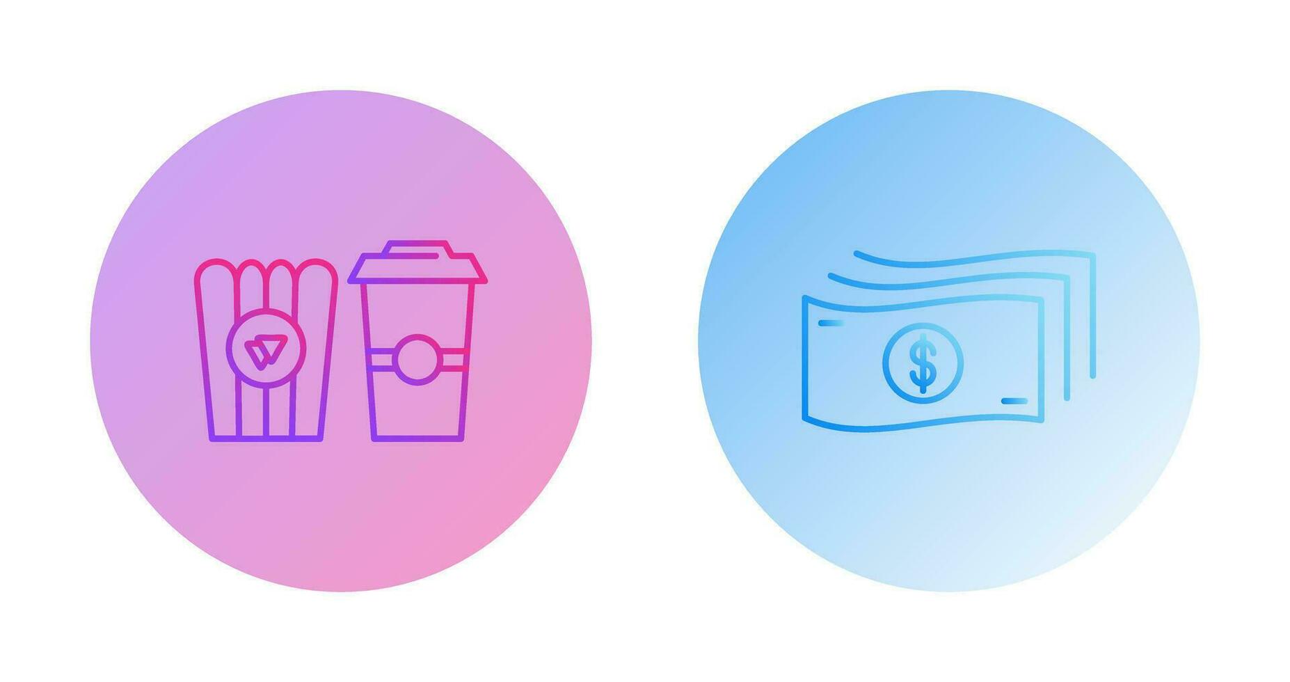 Snack and Graduation Icon vector