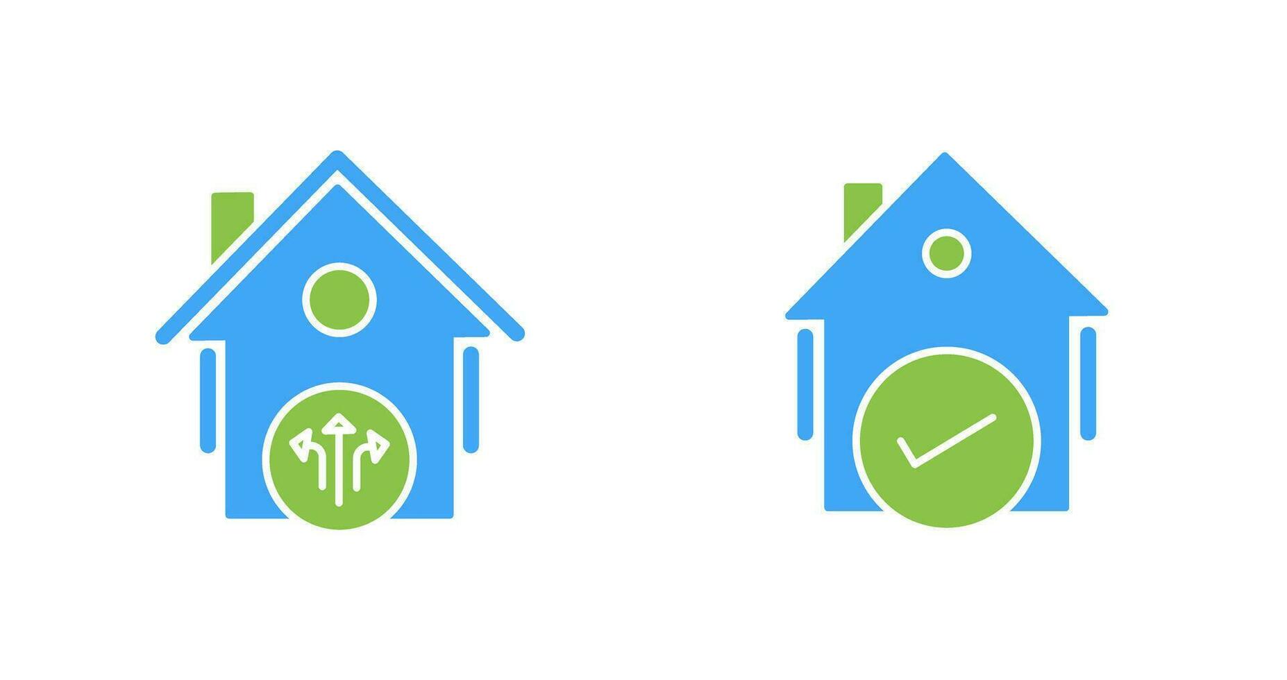 Vent and Houses Icon vector