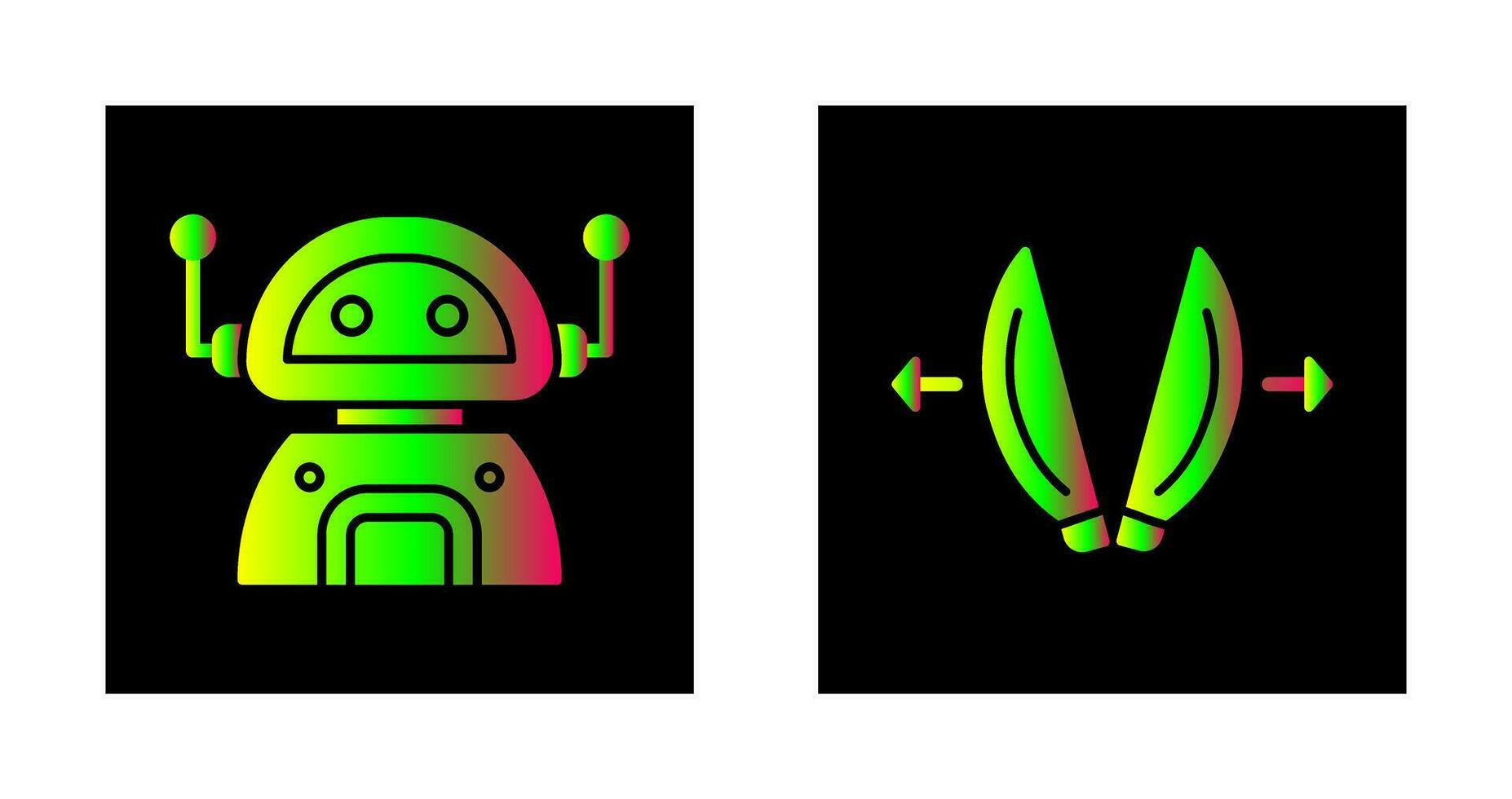 robot and playload Icon vector