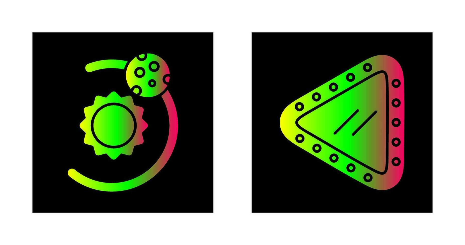 orbit and porthole Icon vector