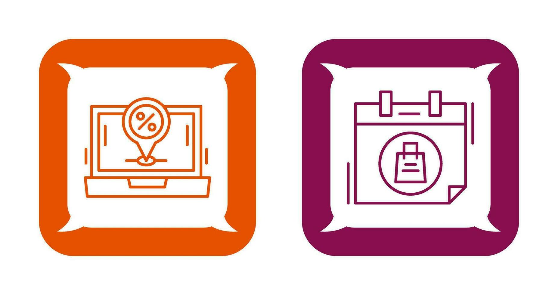 Map Pin and Calendar Icon vector