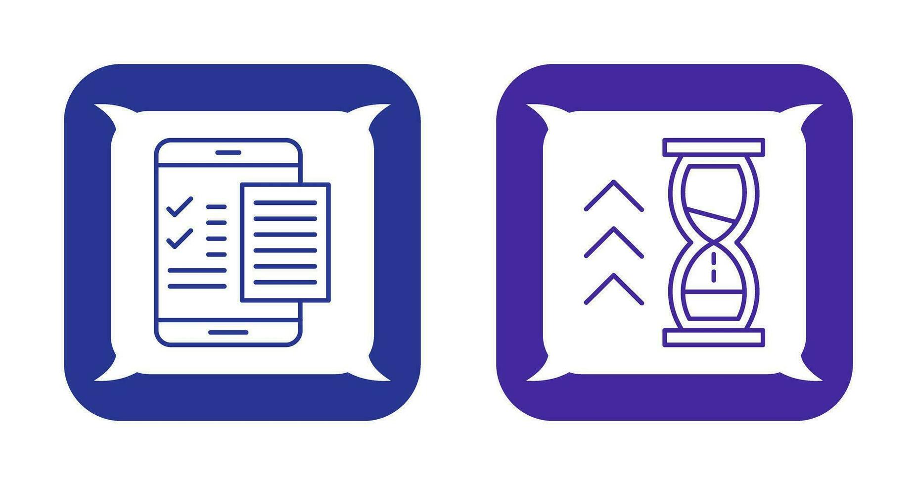 Check List and Quick Response Icon vector