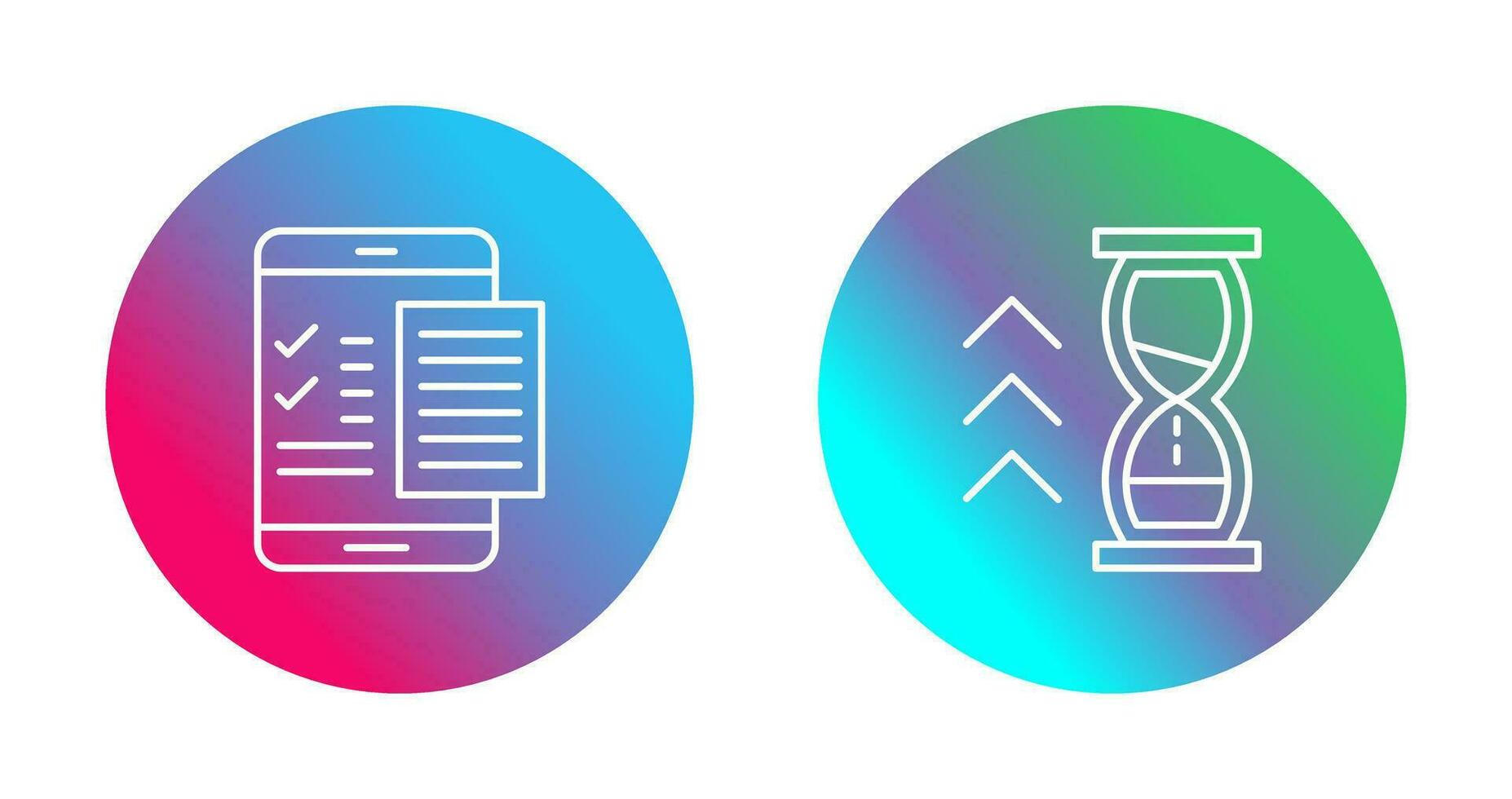 Check List and Quick Response Icon vector