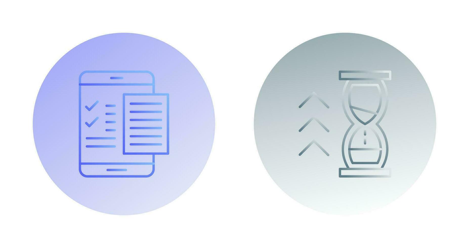 Check List and Quick Response Icon vector