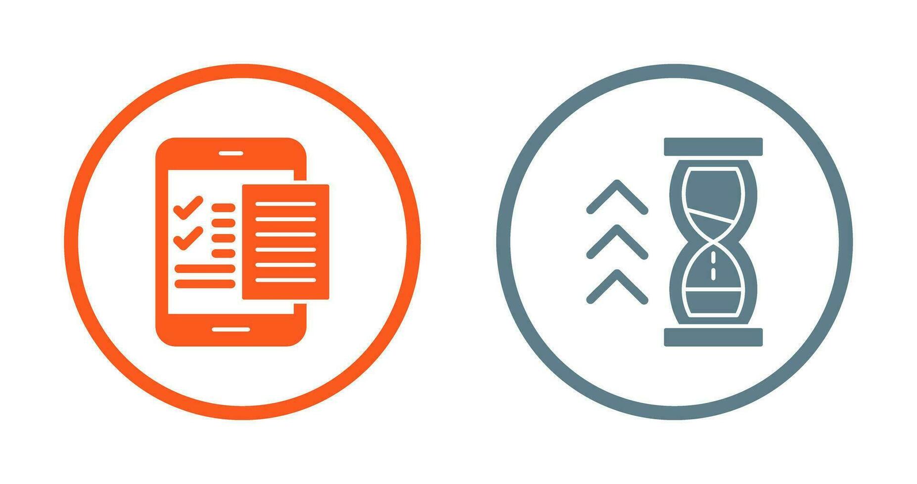 Check List and Quick Response Icon vector