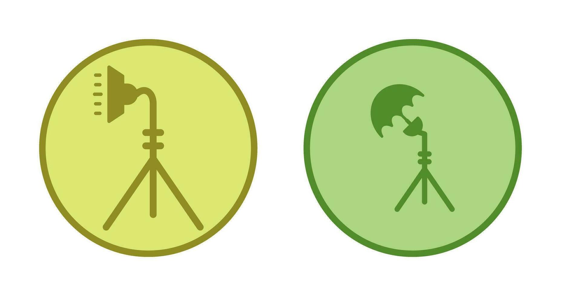 light stand and studio Icon vector