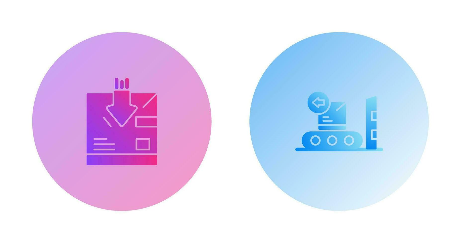 return and delivery Icon vector