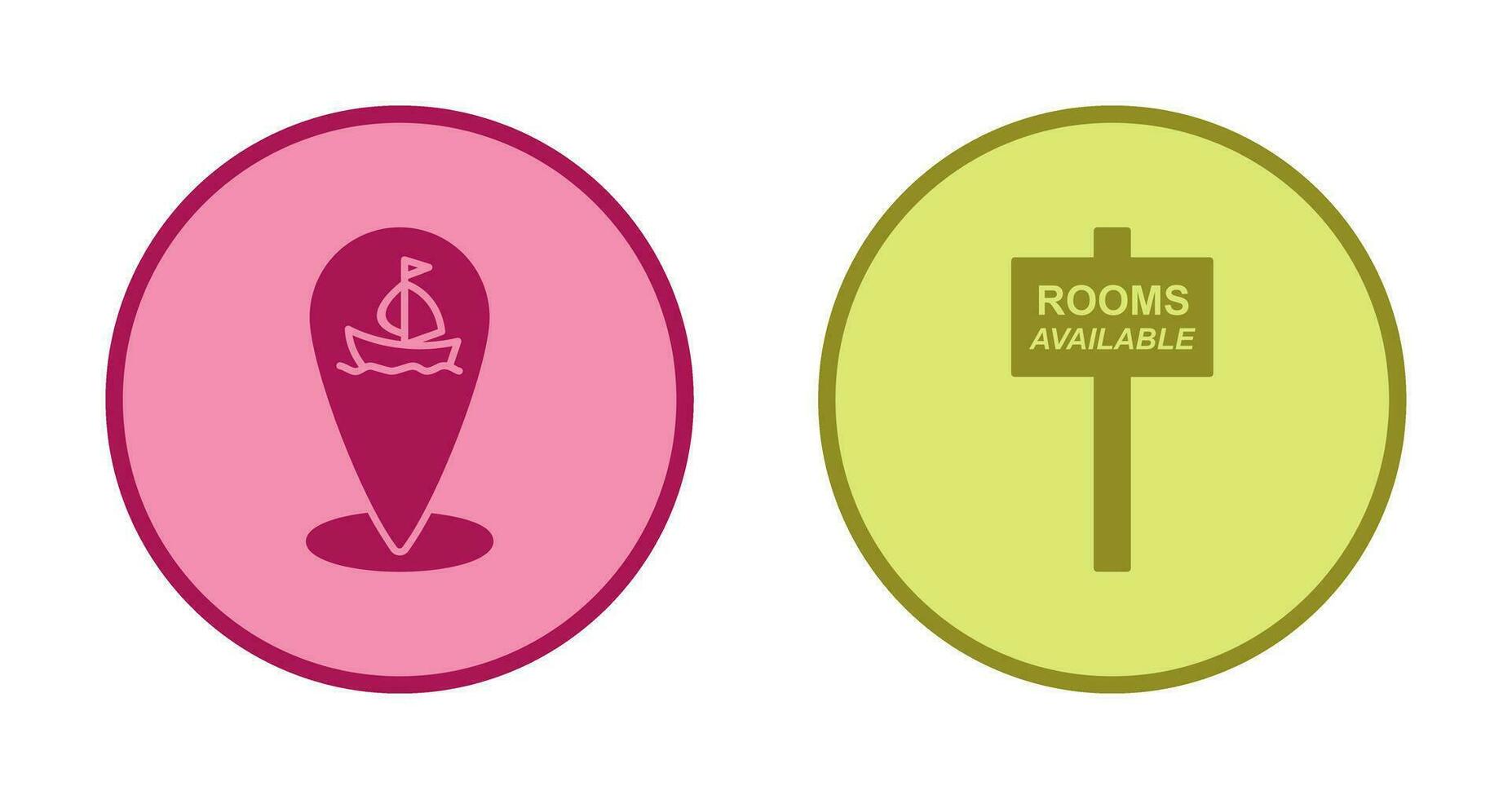 shipping location and room Icon vector