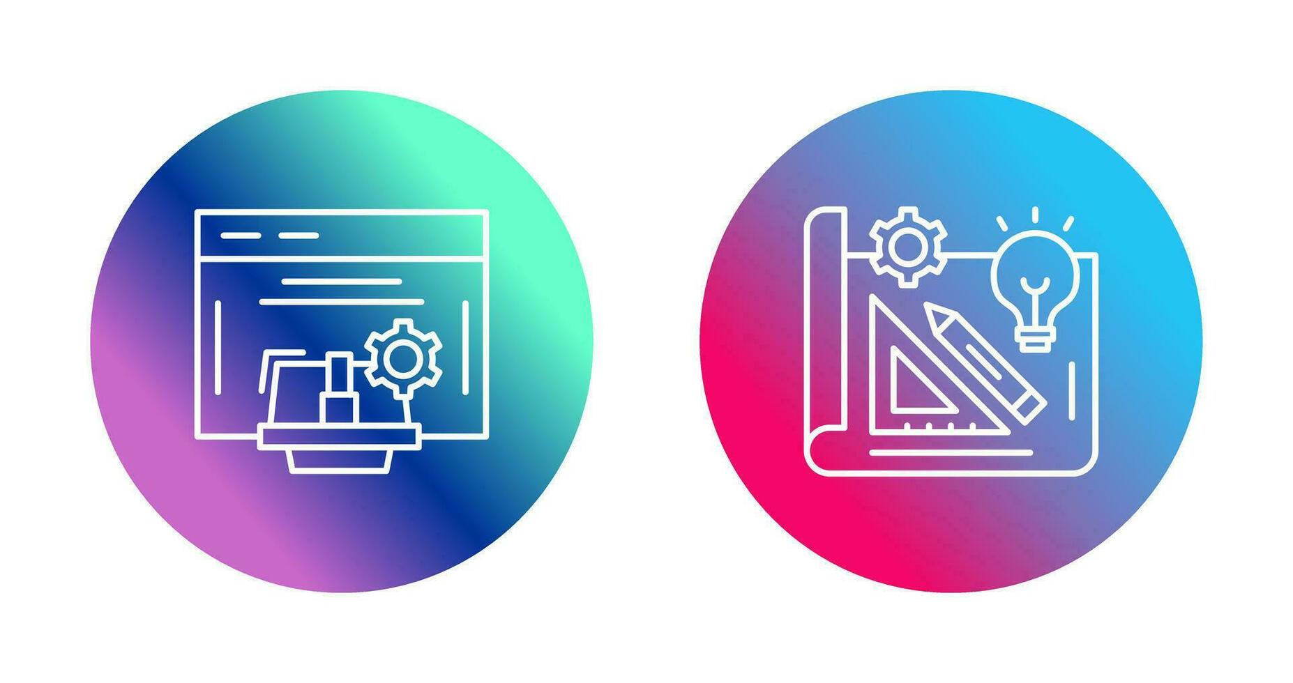 Expense and Develoment Icon vector