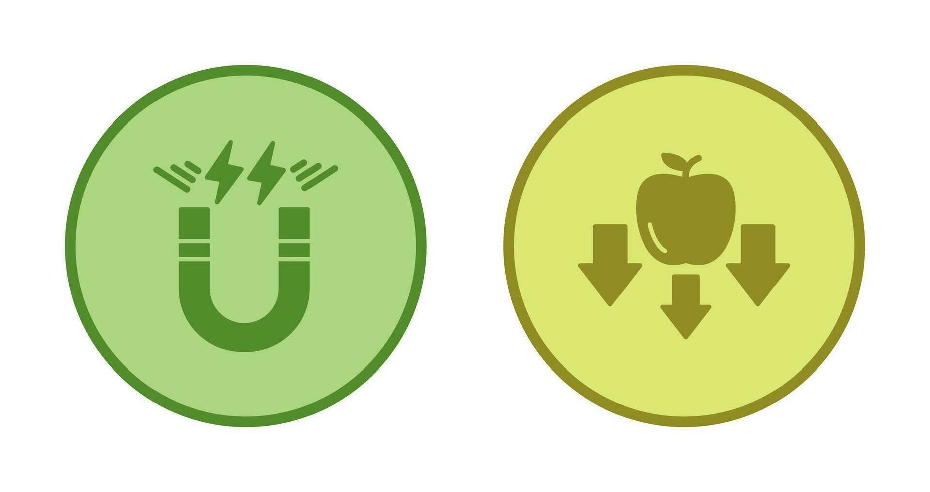 Energy and Gravity Icon vector