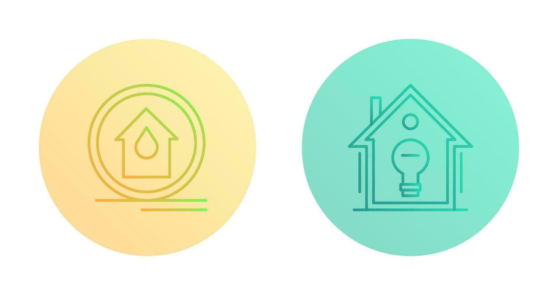 Fire Alarm and Home Automation Icon vector