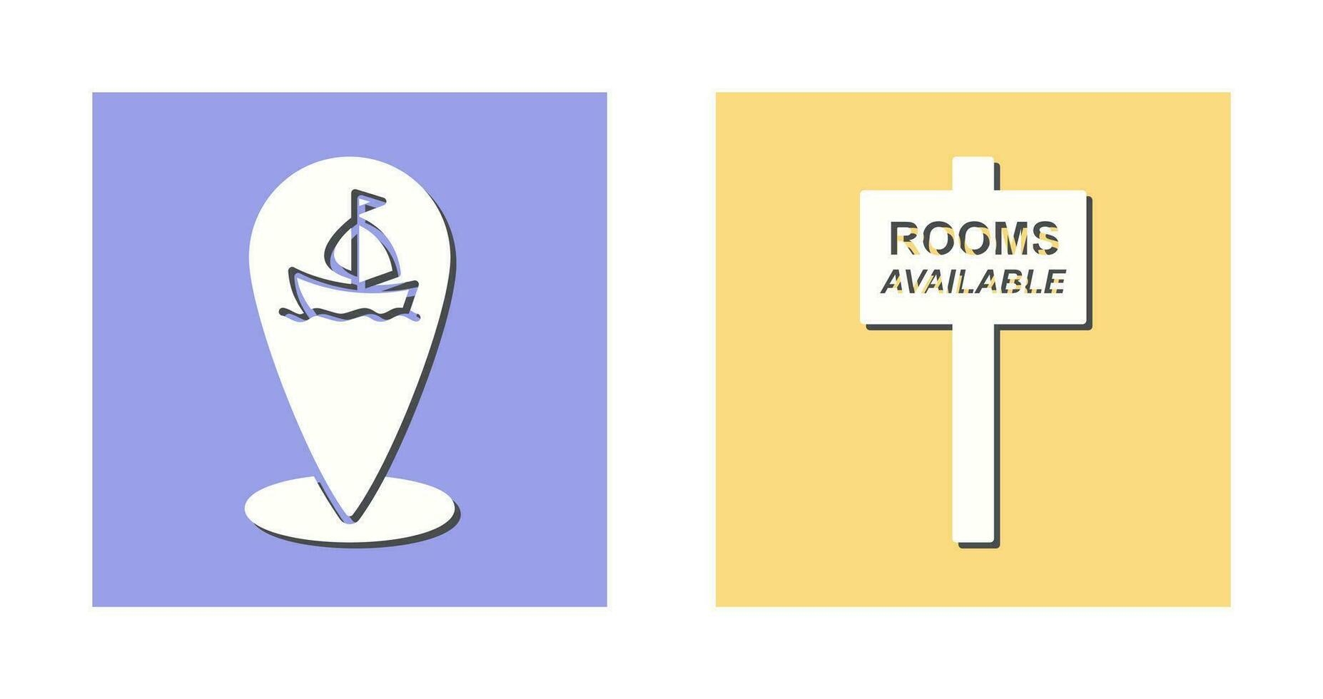 shipping location and room Icon vector